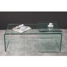 2 üveg dohányzóasztalból álló szett Phantom 