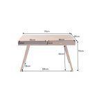 Íróasztal Nostalgic 117 cm sheesham