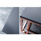 2 dohányzóasztalból álló szett Fiesta antracit réz