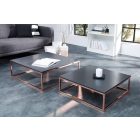 2 dohányzóasztalból álló szett Fiesta antracit réz