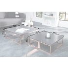 2 dohányzóasztalból álló szett Fiesta antracit réz