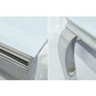 Étkezőasztal Rococo 200 cm fehér / ezüst 