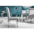 Stílusos szék Rococo szürke 