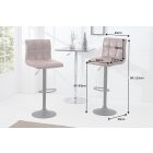 Stílusos bárszék Modern vintage barna 