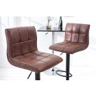 Stílusos bárszék Modern vintage barna 