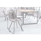 Stílusos szék Rotterdam Retro szürkés barna 