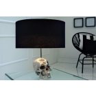 Design asztali lámpa Madigan 44 cm fekete-ezüst