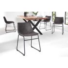 Stílusos szék Alba vintage szürke 