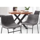 Stílusos szék Alba vintage szürke 