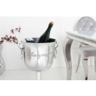 Design pezsgő hűtő Champagne 75 cm / ezüst