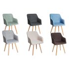 Stílusos szék Norway, krémszínű 