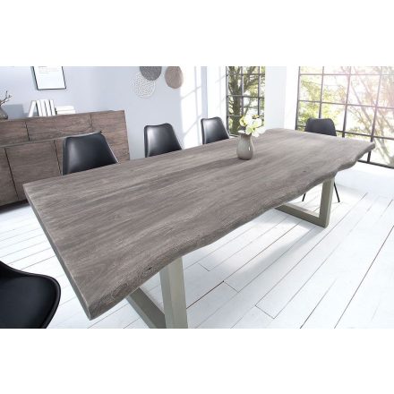 Luxus étkezőasztal Massive 240 cm / akác - szürke