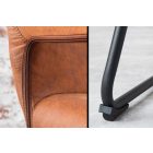 Design szék Derrick antik barna 