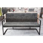 Stílusos ülőpad Maximiliano vintage szürke