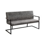 Stílusos ülőpad Maximiliano vintage szürke