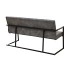 Stílusos ülőpad Maximiliano vintage szürke