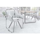 Stílusos szék Mallory szürke