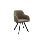 Stílusos szék Mallory szürkésbarna