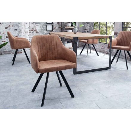 Stílusos szék Mallory vintage barna