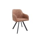 Stílusos szék Mallory vintage barna