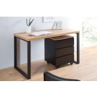 Fiókos konténer Fabian kerekeken, tölgy 