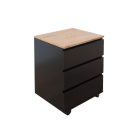 Fiókos konténer Fabian kerekeken, tölgy 