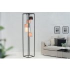 Stílusos állólámpa Shadow II fekete-szürke