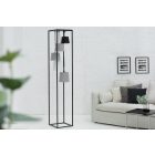 Stílusos állólámpa Shadow II fekete-szürke