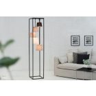 Stílusos állólámpa Shadow II fekete-szürke