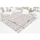 Stílusos szőnyeg Jayda 200x120 szürke filc