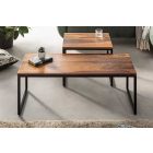 2 dohányzóasztalból álló szett Nicolette sheesham 