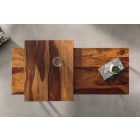 2 dohányzóasztalból álló szett Nicolette sheesham 