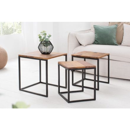 3 kisasztalból álló szett Lilliana 