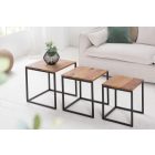 3 kisasztalból álló szett Lilliana 