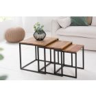 3 kisasztalból álló szett Lilliana 