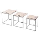 3 kisasztalból álló szett Lilliana 