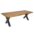 Étkezőasztal Massive X Honey 200 cm - asztallap 60 mm - akác