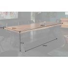 Étkezőasztal Massive X Honey 200 cm - asztallap 60 mm - akác