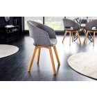 Stílusos szék Colby szürke 