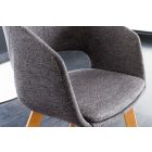 Stílusos szék Colby szürke 