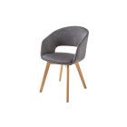 Stílusos szék Colby szürke 