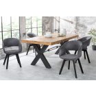 Stílusos szék Colby antik szürke