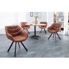 Stílusos szék Kiara barna, antik 