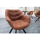 Stílusos szék Kiara barna, antik 