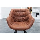 Stílusos szék Kiara barna, antik 