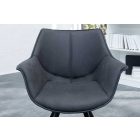 Stílusos szék Brantley antik sötétszürke