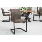 Stílusos étkezőszék Imperium Antik II. szürkés barna taupe