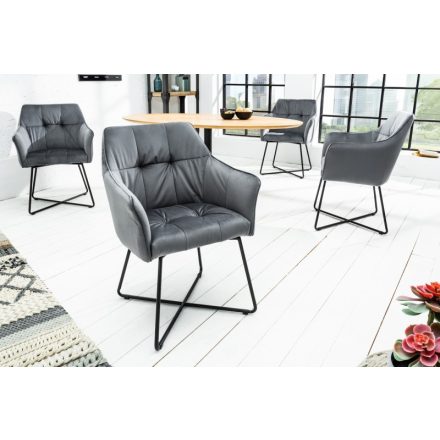 Design szék Giuliana ezüst