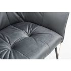 Design szék Giuliana ezüst