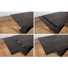 Széthúzható étkezőasztal Brock láva 180-260 cm